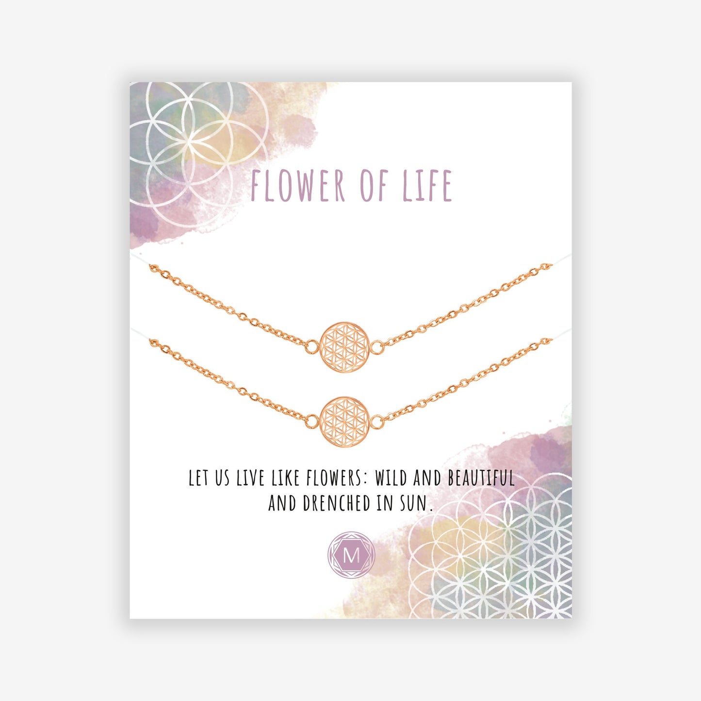 FLOWER OF LIFE 2x Bracelet