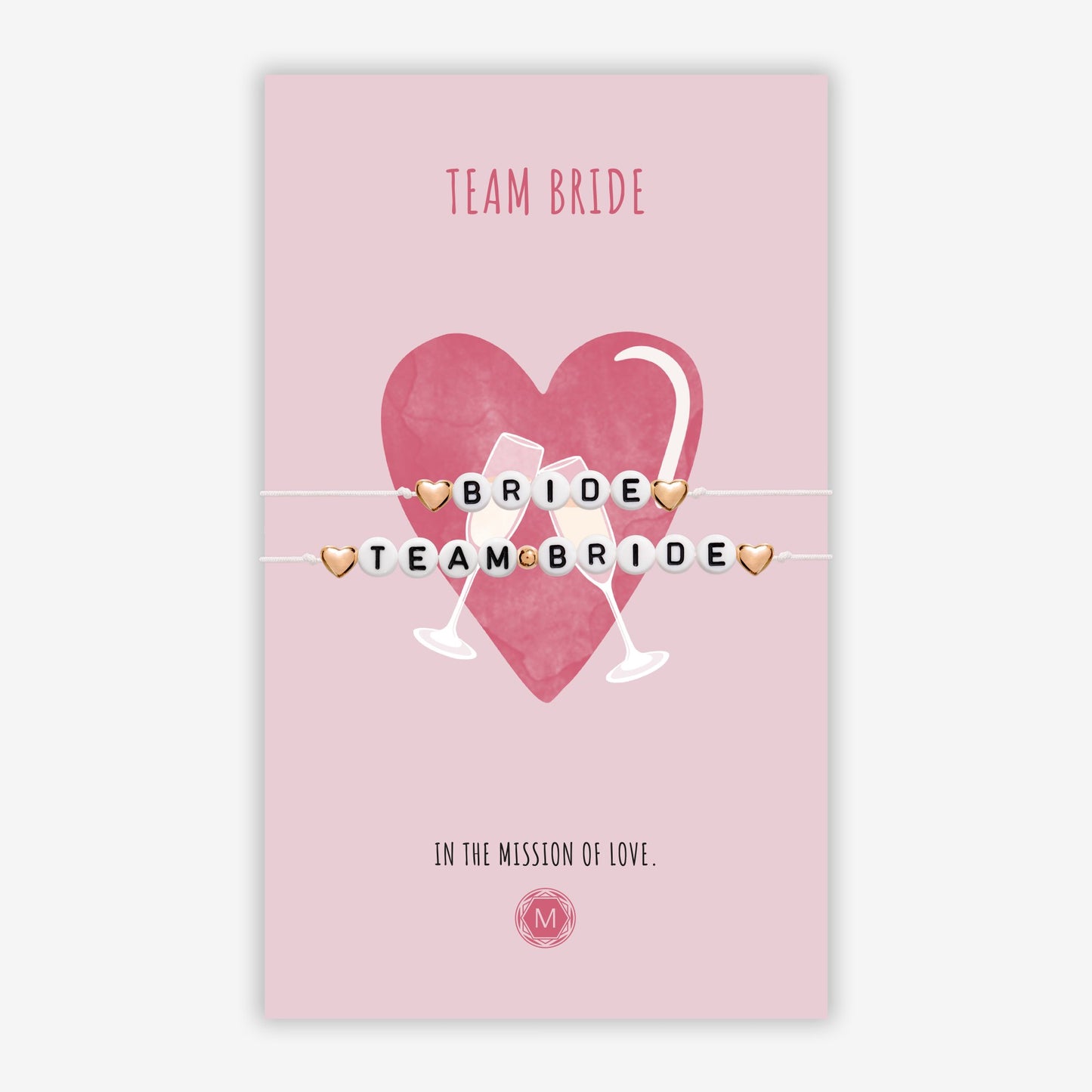 TEAM BRIDE 2x Bracelet Set