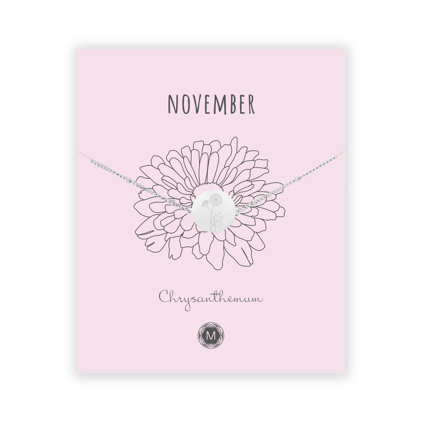 NOVEMBER CHRYSANTHEMUM Bracelet
