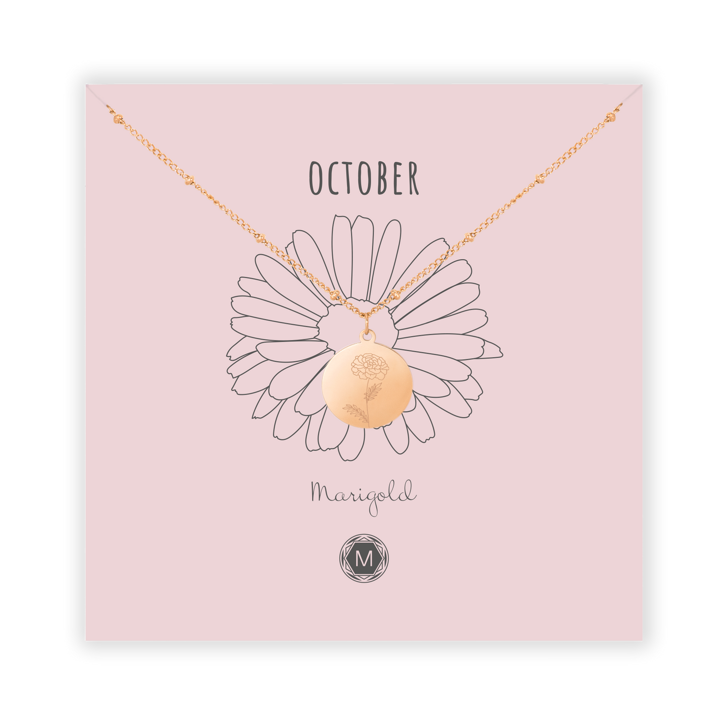 OCTOBER MARIGOLD Necklace