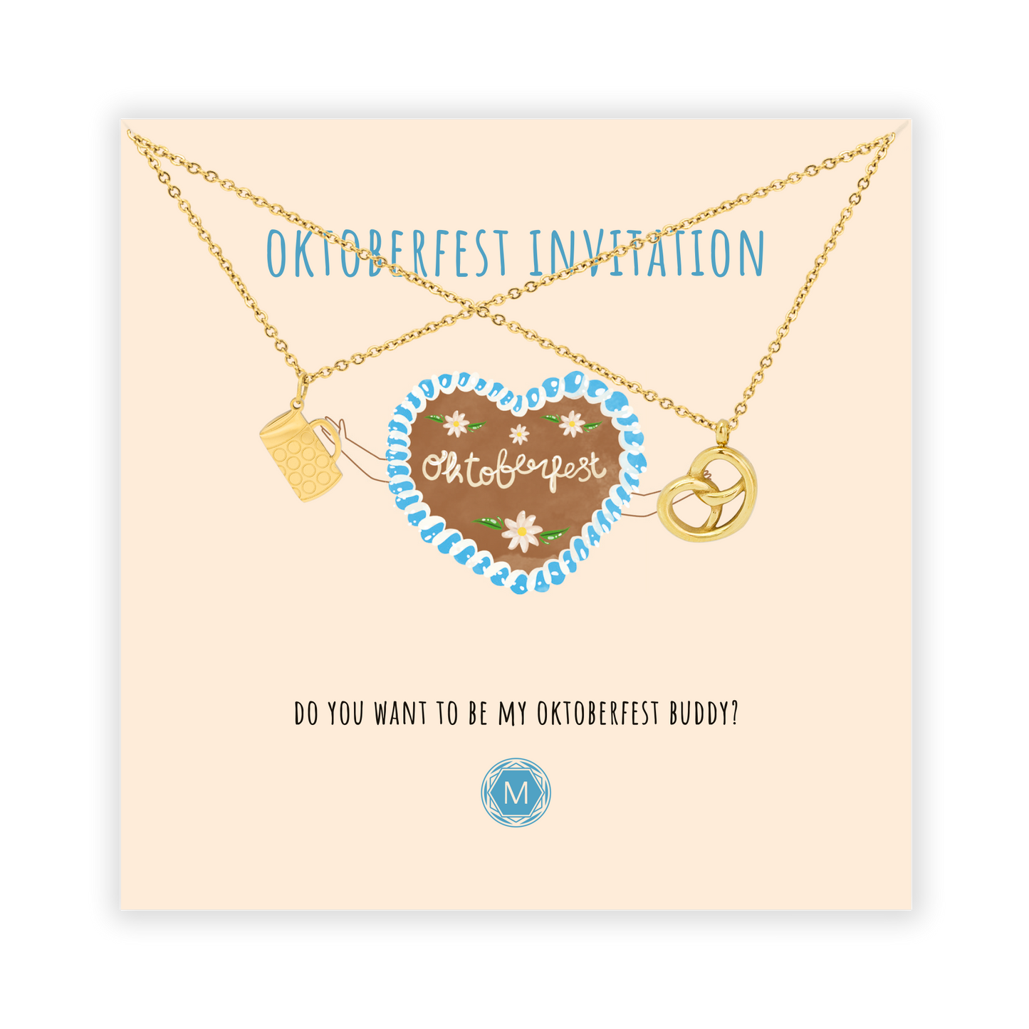 OKTOBERFEST INVITATION 2x Necklace