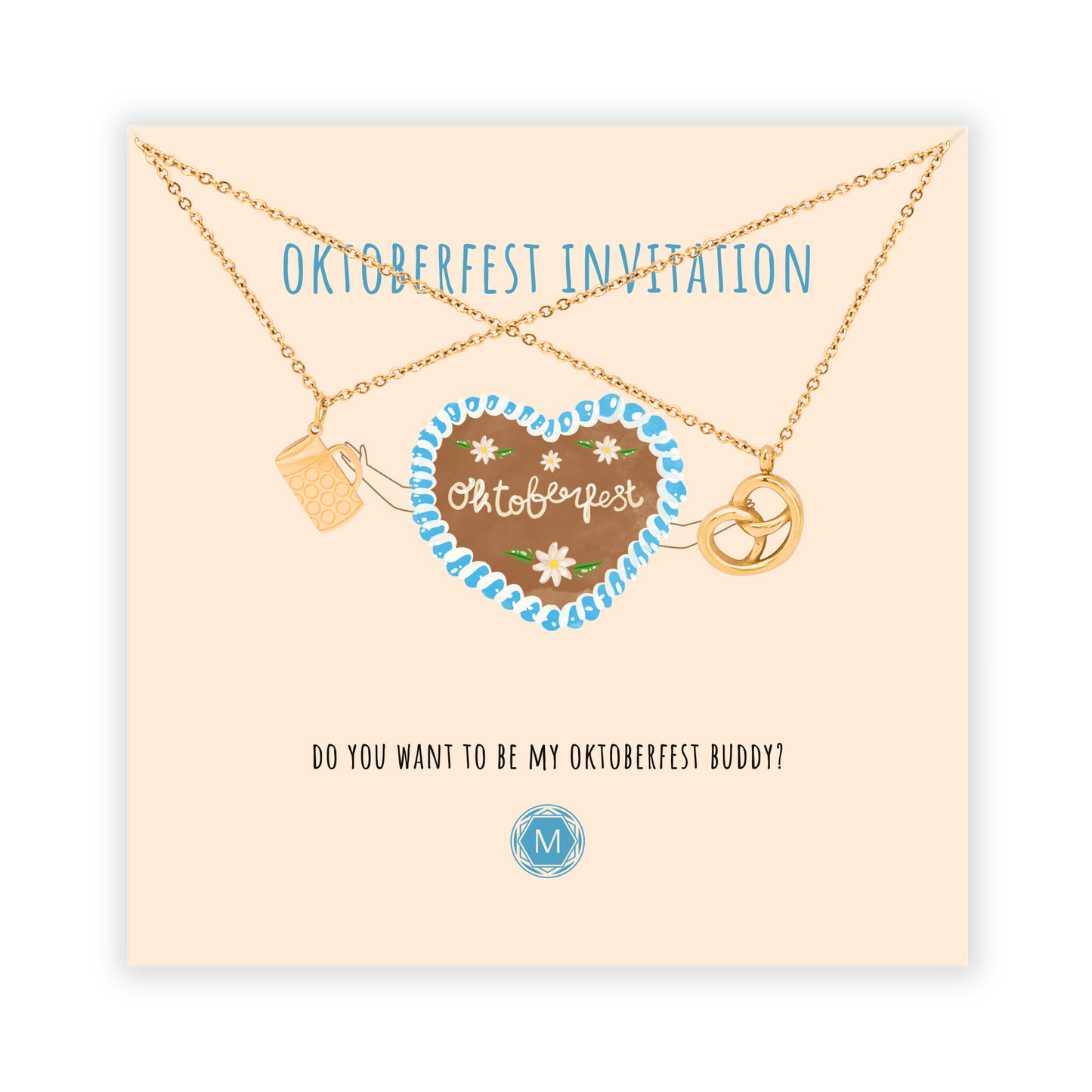 OKTOBERFEST INVITATION 2x Necklace