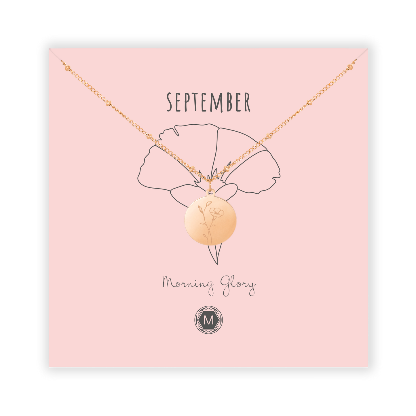 SEPTEMBER MORNING GLORY Necklace