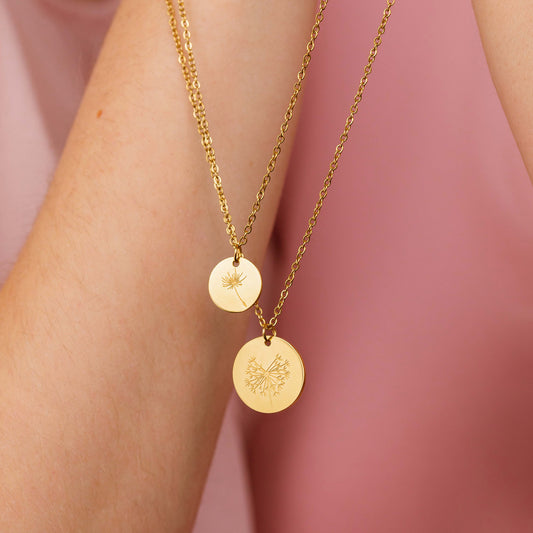 DEAR MOM (DANDELION) 2x Necklace