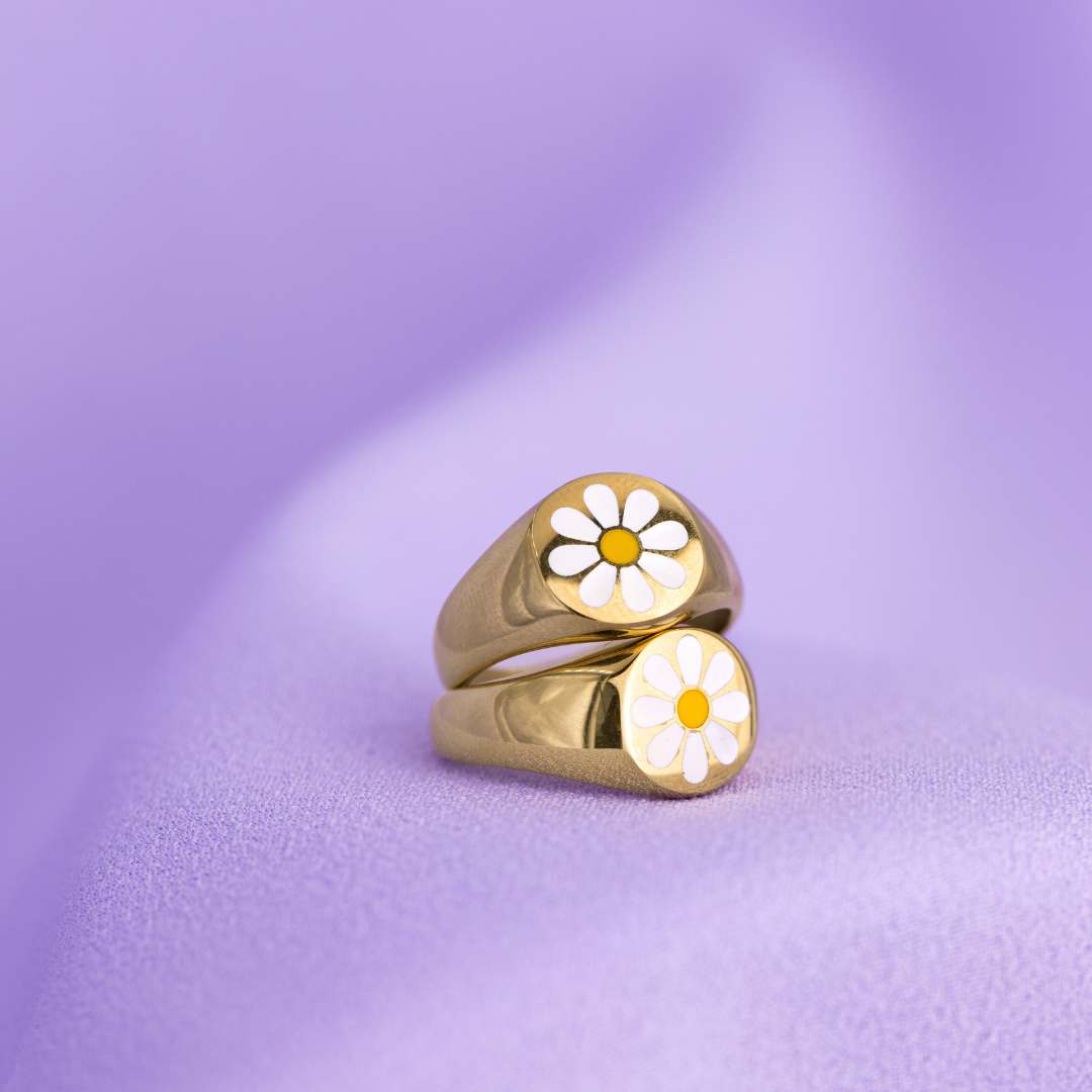 FLOWER CHILD Ring Silver