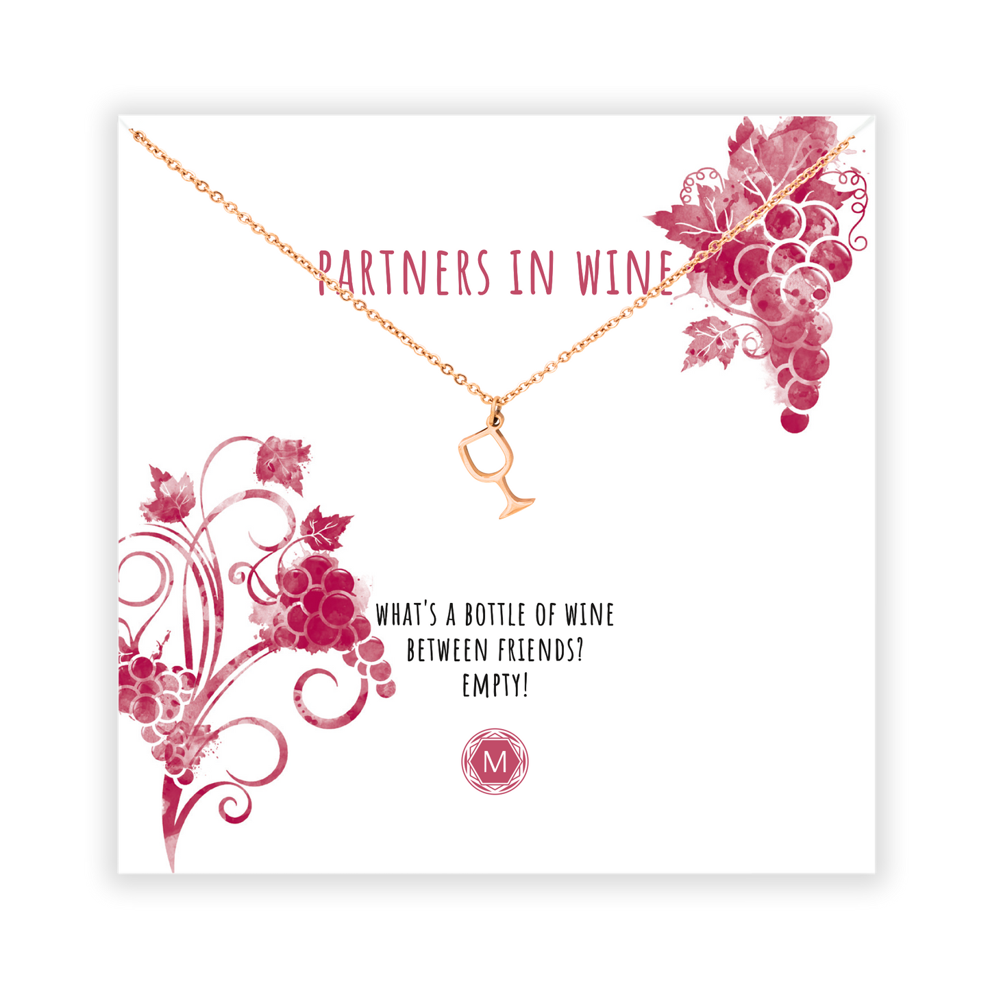 PARTNERS IN WINE Necklace