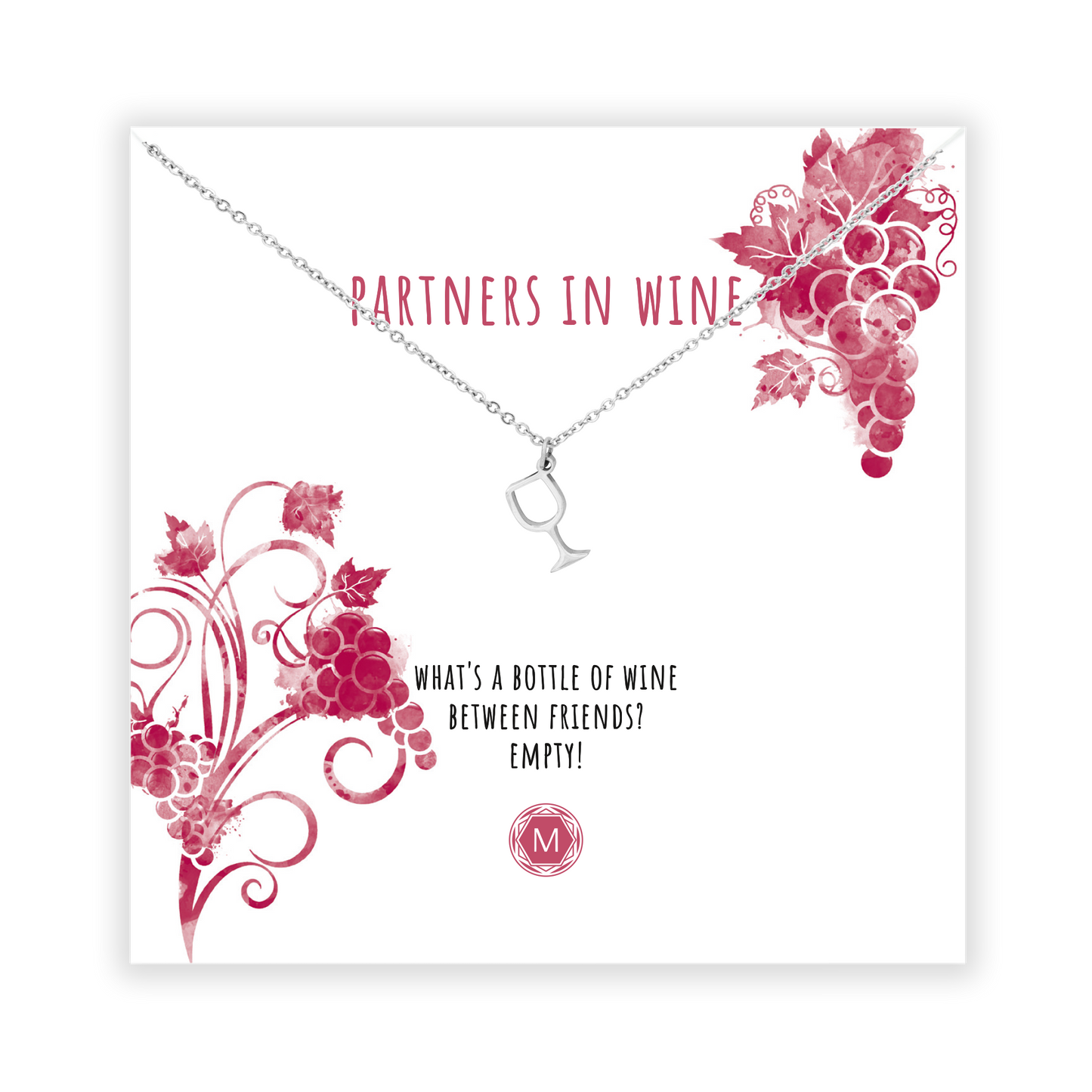 PARTNERS IN WINE Necklace