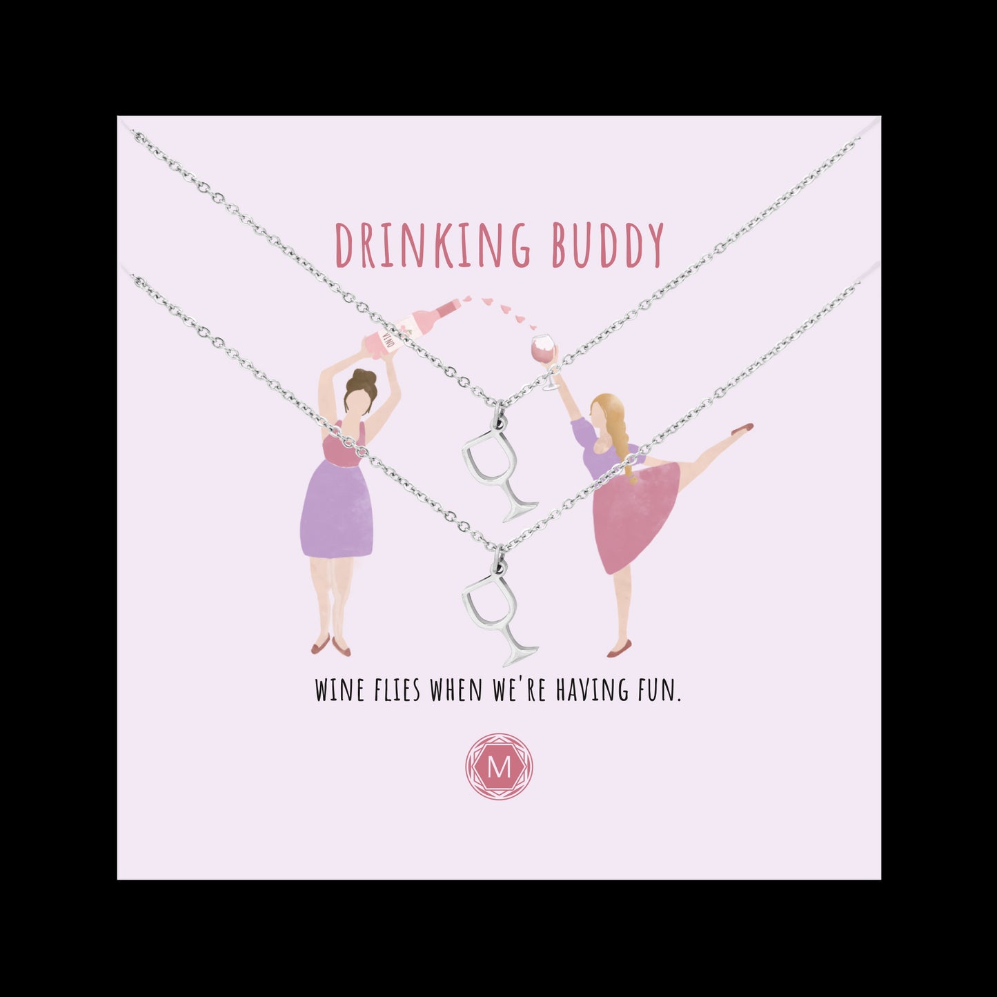 DRINKING BUDDY 2x Necklace II