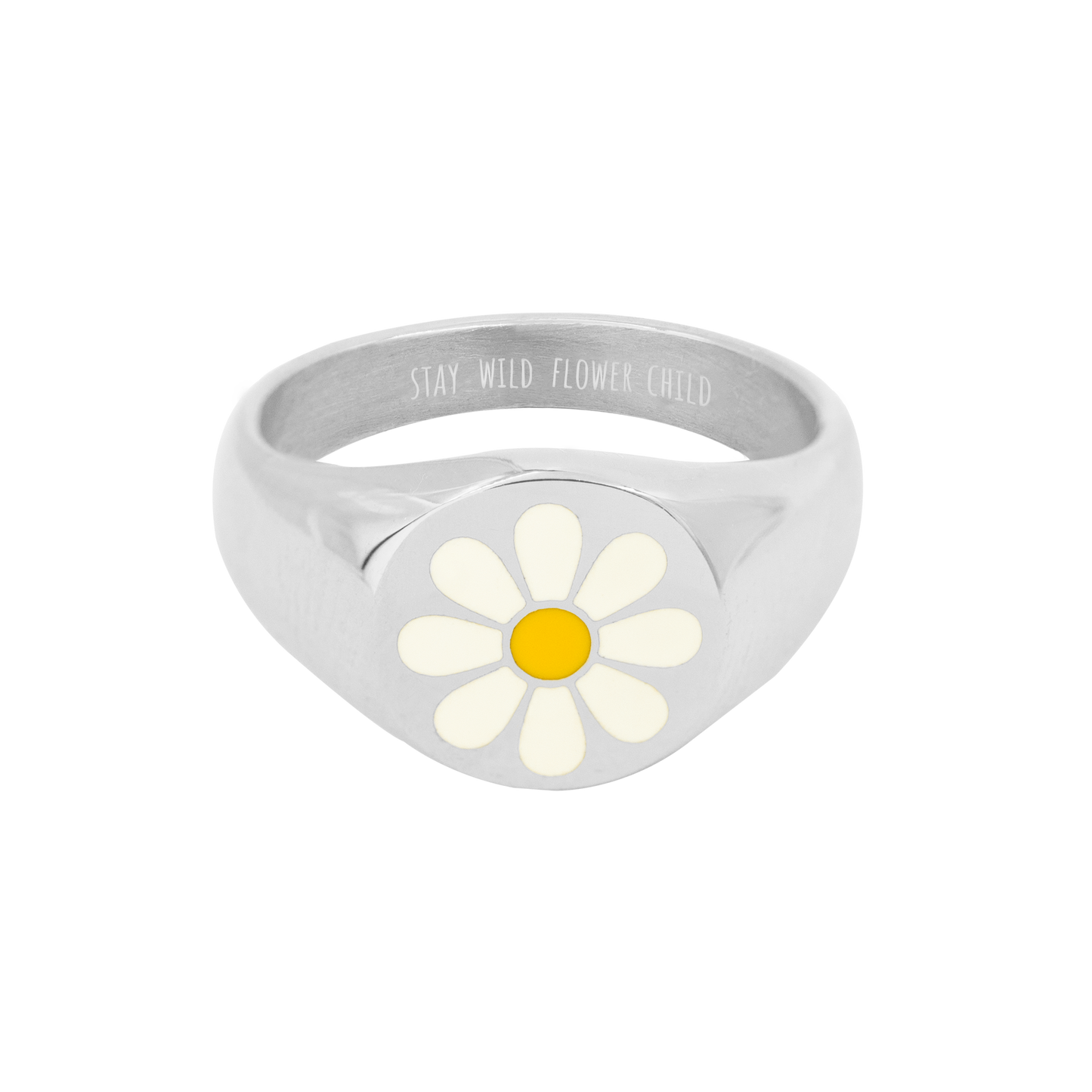 FLOWER CHILD Ring Silver