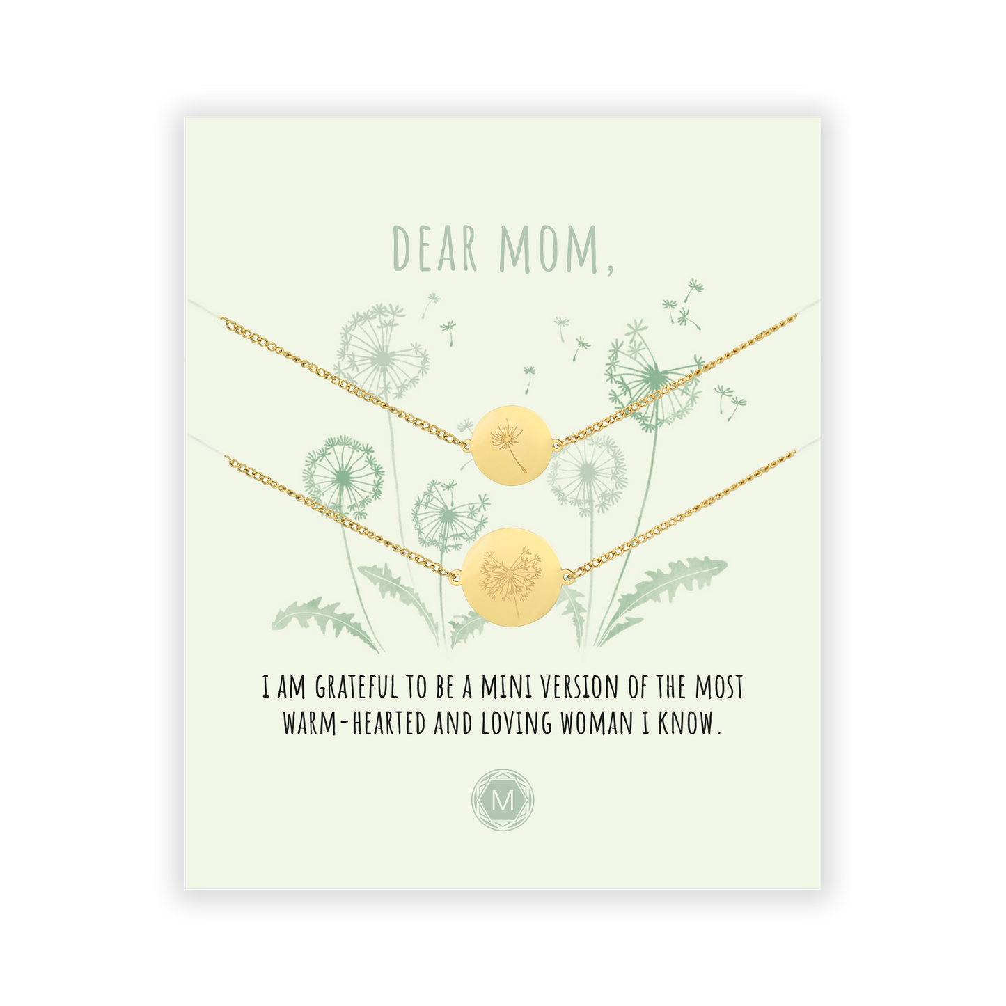 DEAR MOM (DANDELION) 2x Bracelet