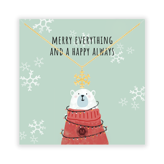 MERRY EVERYTHING AND A HAPPY ALWAYS Halskette