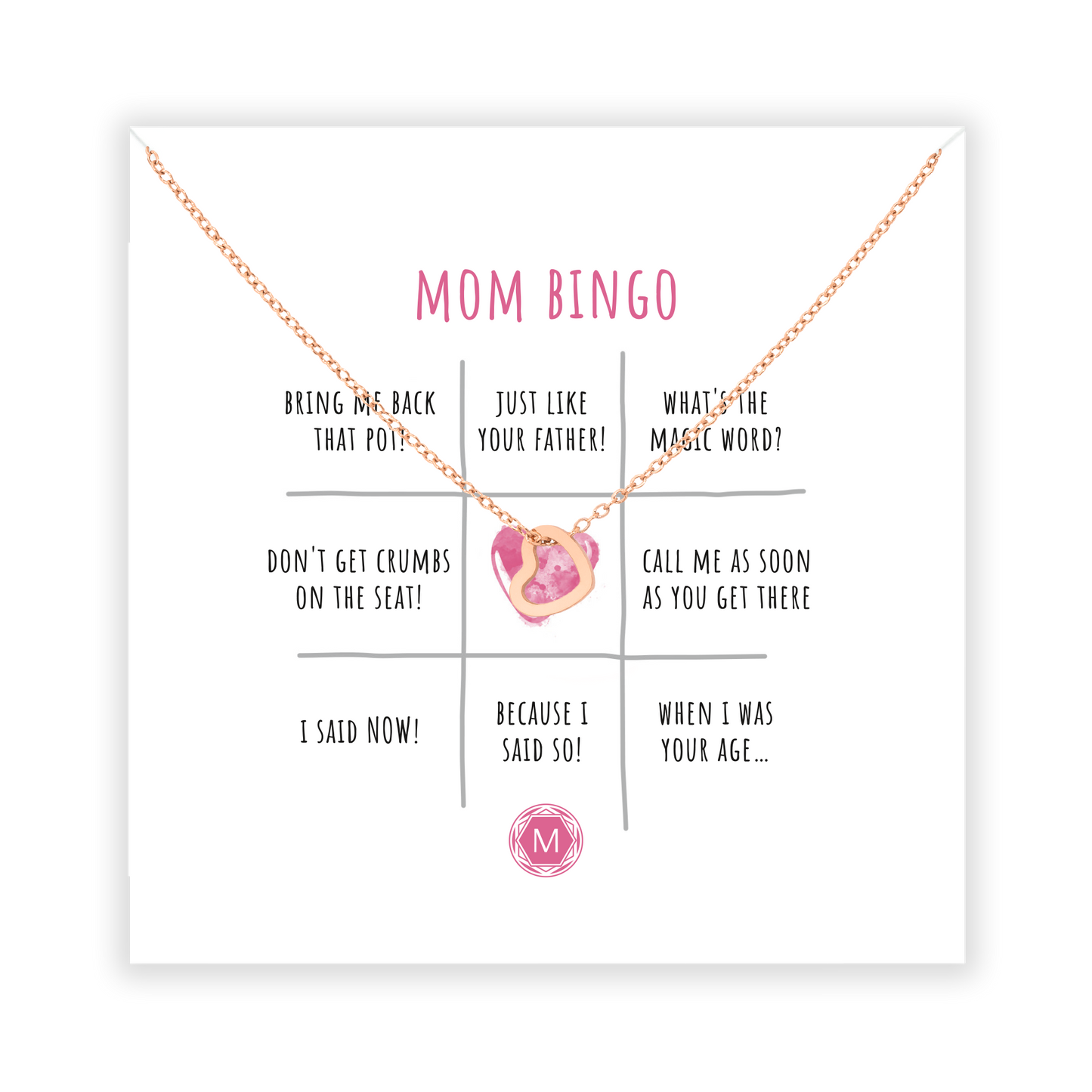 MOM BINGO Necklace