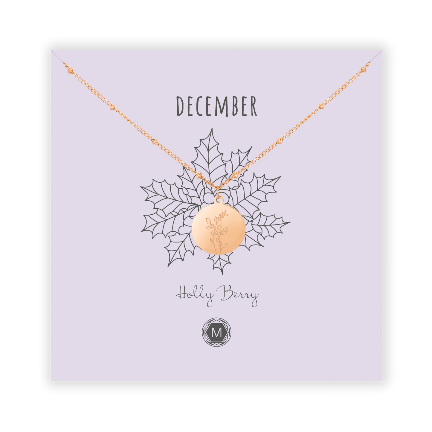 DECEMBER HOLLY Necklace