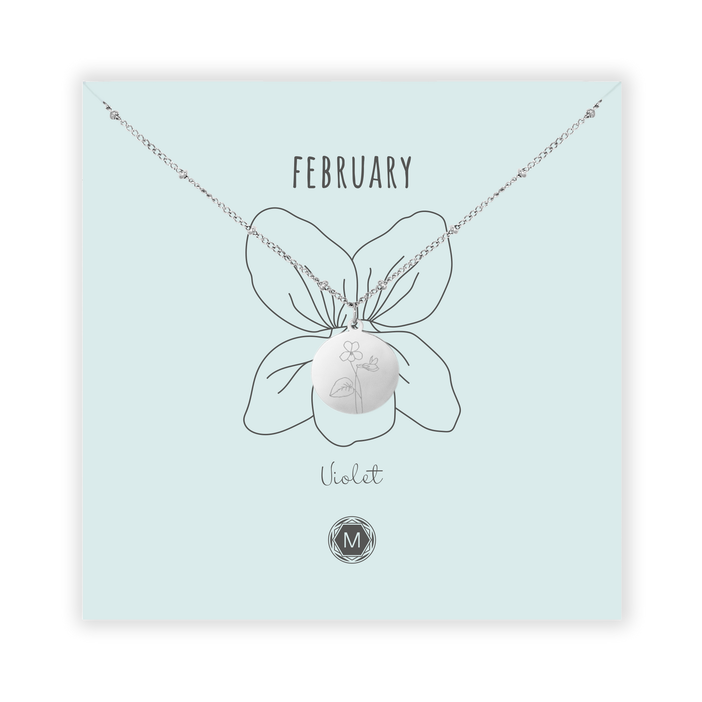 FEBRUARY VIOLET Necklace