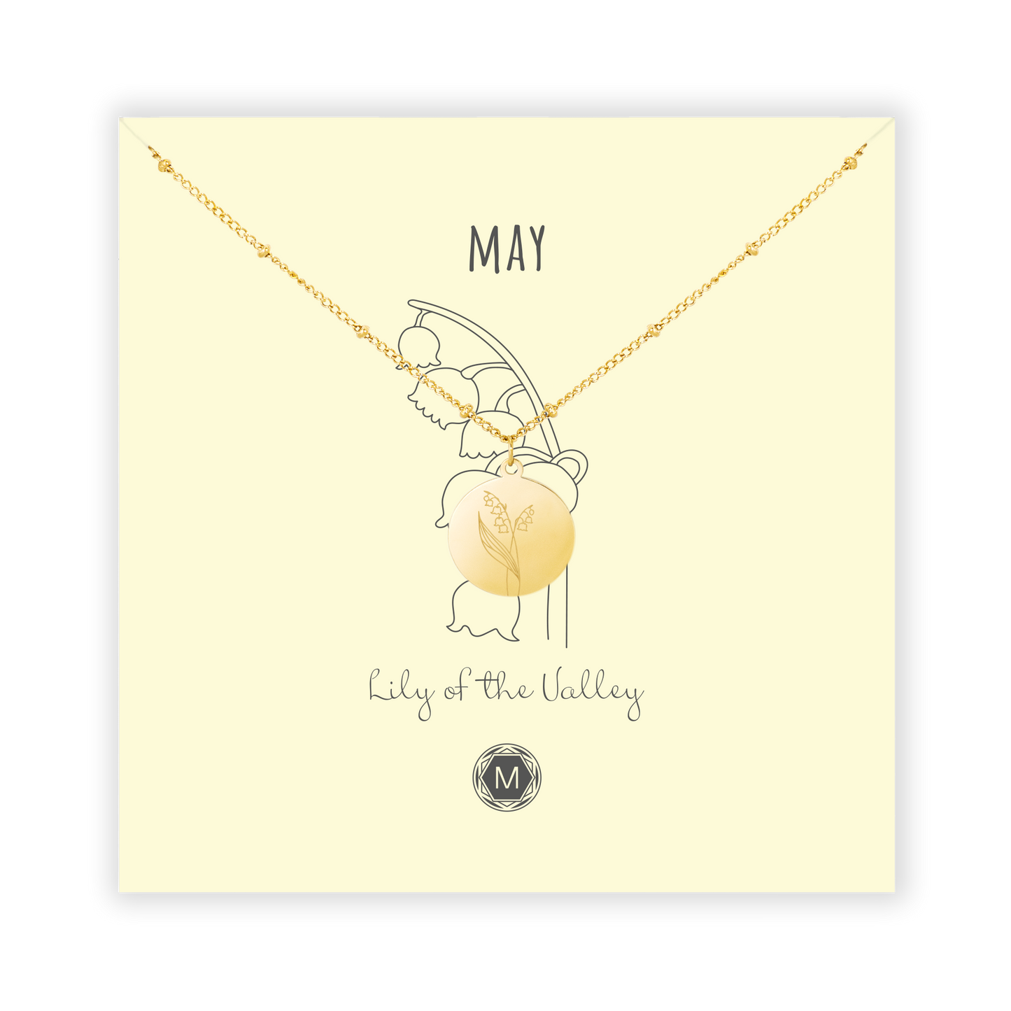 MAY LILY OF THE VALLEY Necklace