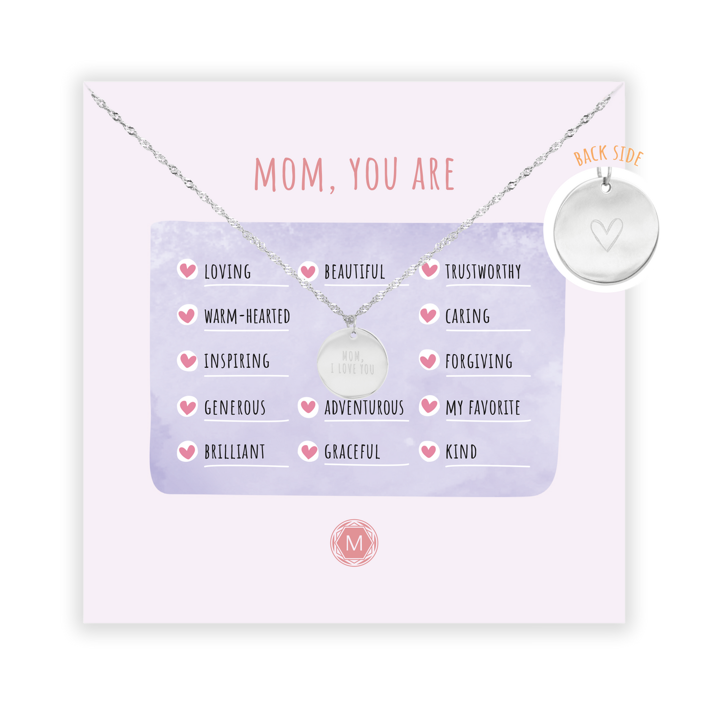 MOM, YOU ARE Necklace