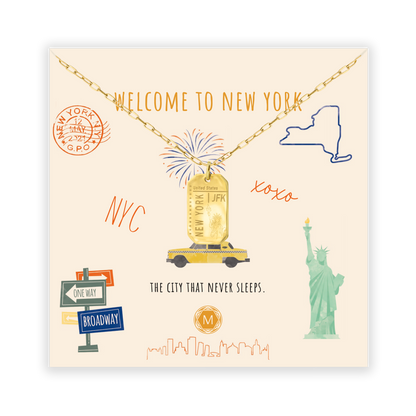 WELCOME TO NEW YORK Necklace