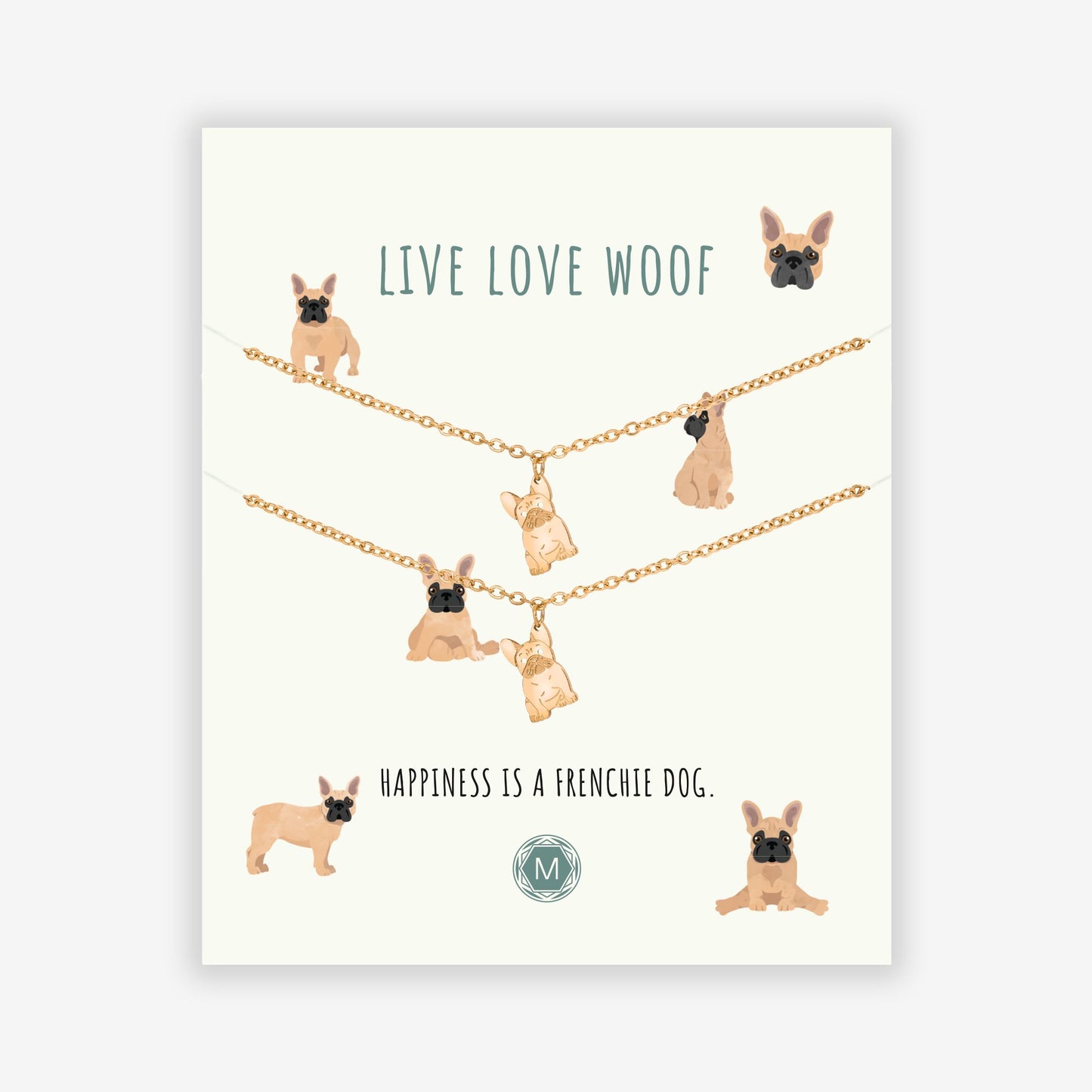 LIVE LOVE WOOF 2x Bracelet