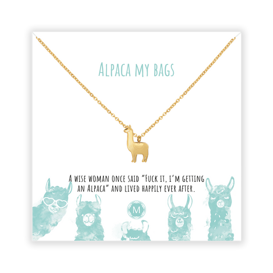 Alpaca my Bags Necklace
