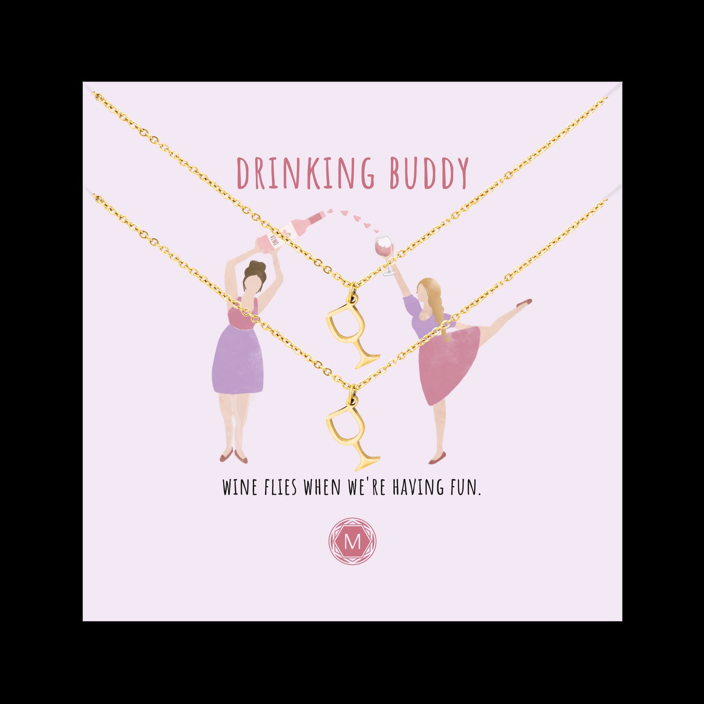 DRINKING BUDDY 2x Necklace II