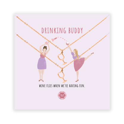 DRINKING BUDDY 2x Necklace II