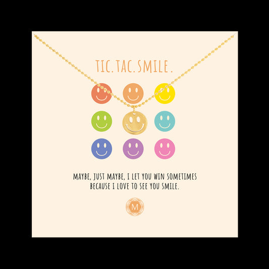 Tic.Tac.Smile. Necklace