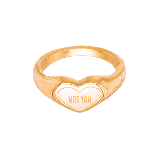 NOT YOU Ring Rose Gold