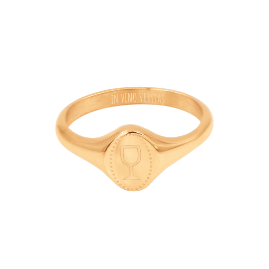 WINEGLASS Ring Rose Gold