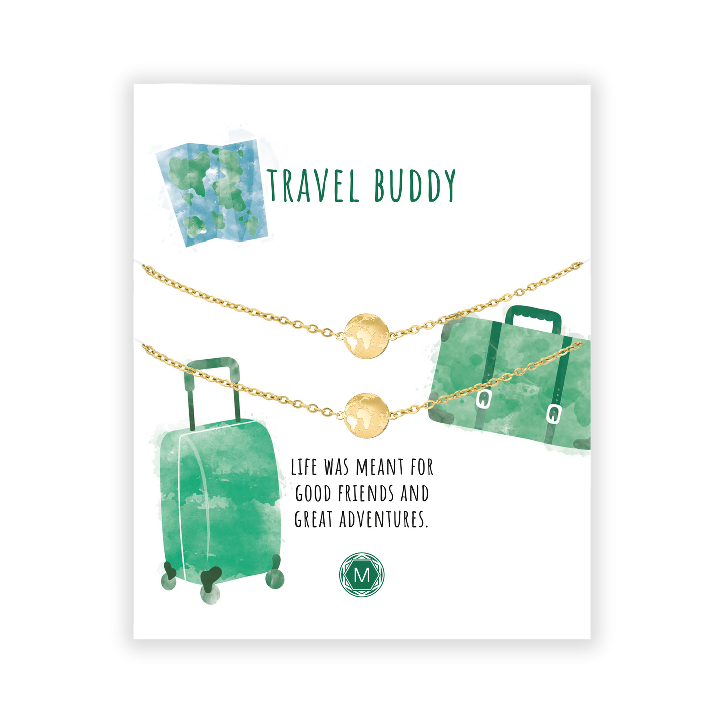 TRAVEL BUDDY 2x Bracelet 