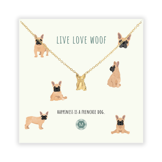 LIVE LOVE WOOF Necklace