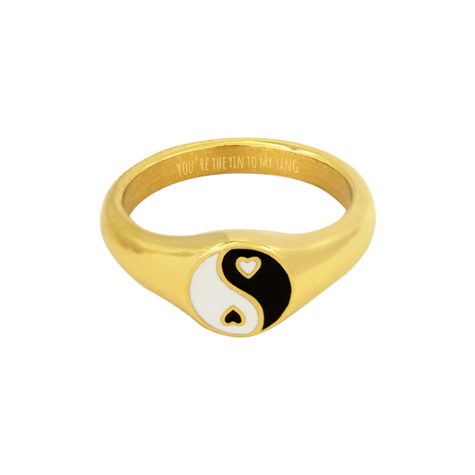 THE YIN TO MY YANG Ring Gold