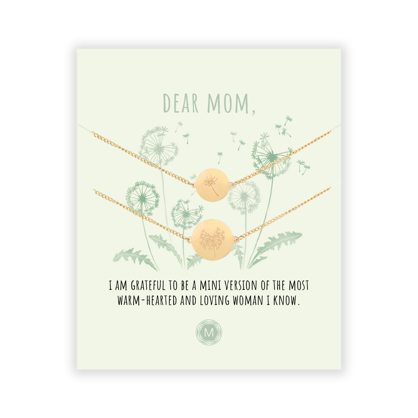 DEAR MOM (DANDELION) 2x Bracelet